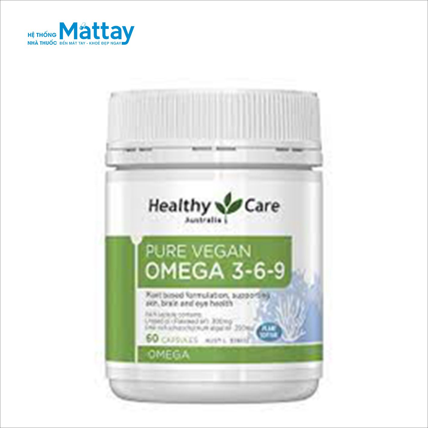 Healthy Care Pure Vegan Omega 3-6-9 60 Viên