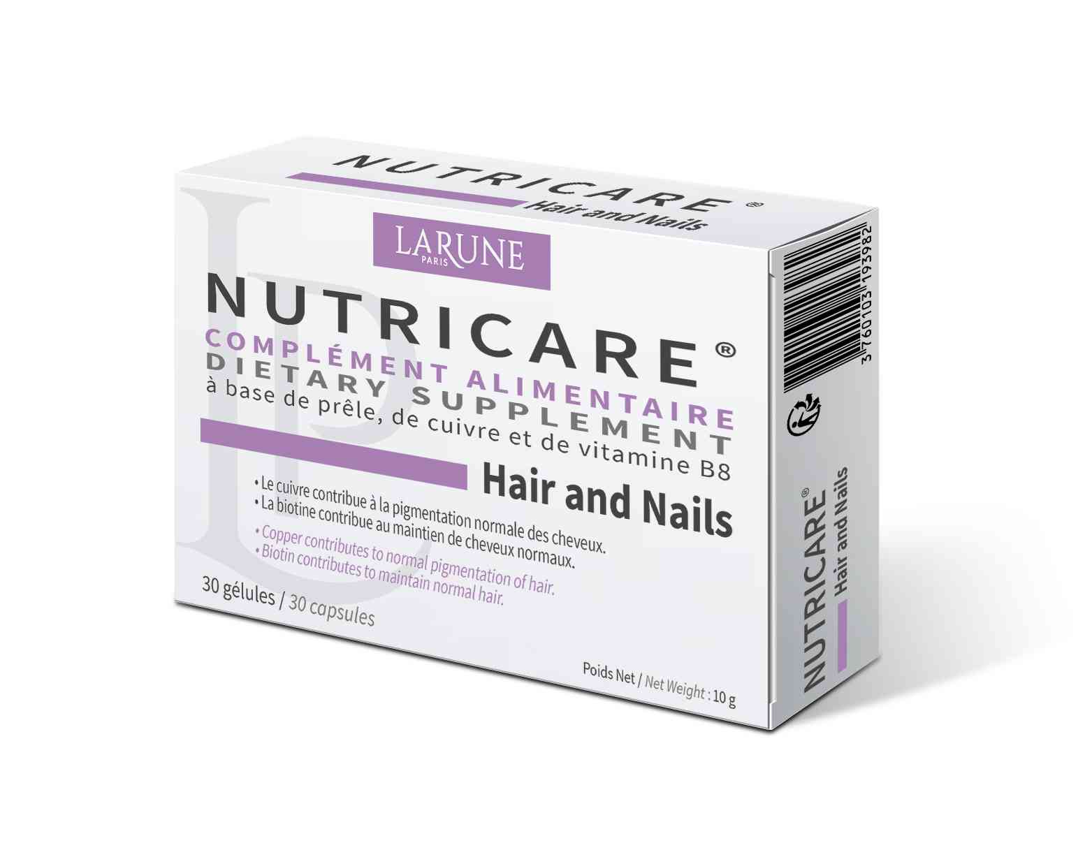 Nutricare Hair and Nails - 30 viên - Bổ sung dưỡng chất Keratin, Biotin cho tóc, móng Nutricare Hair and Nails - 30 viên - Bổ sung dưỡng chất Keratin, Biotin cho tóc, móng